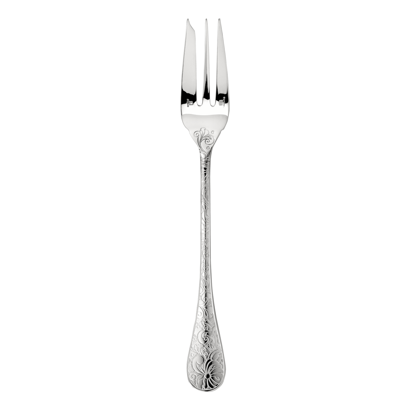 Christofle Jardin d'Eden Silver Plated Serving Fork