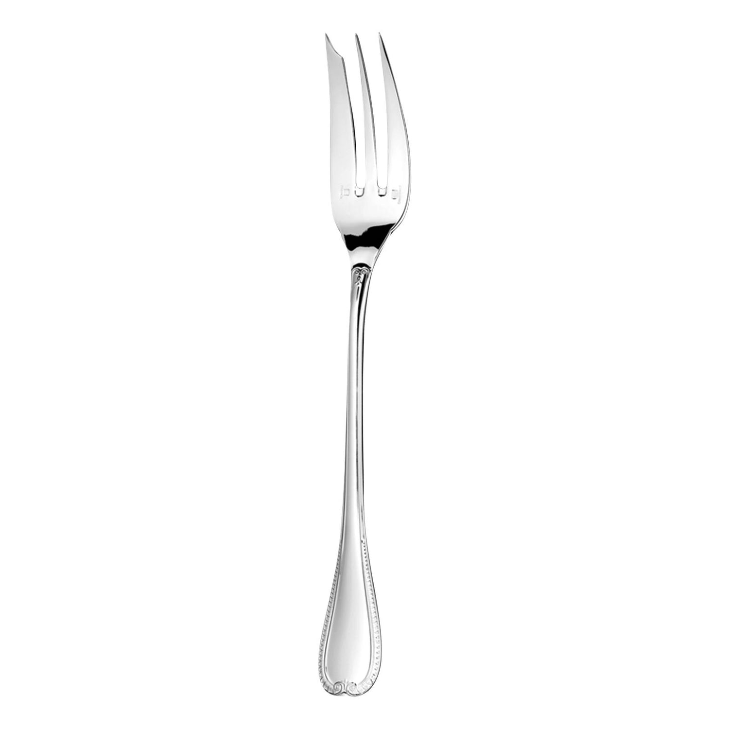 Christofle Malmaison Sterling Silver Serving Fork