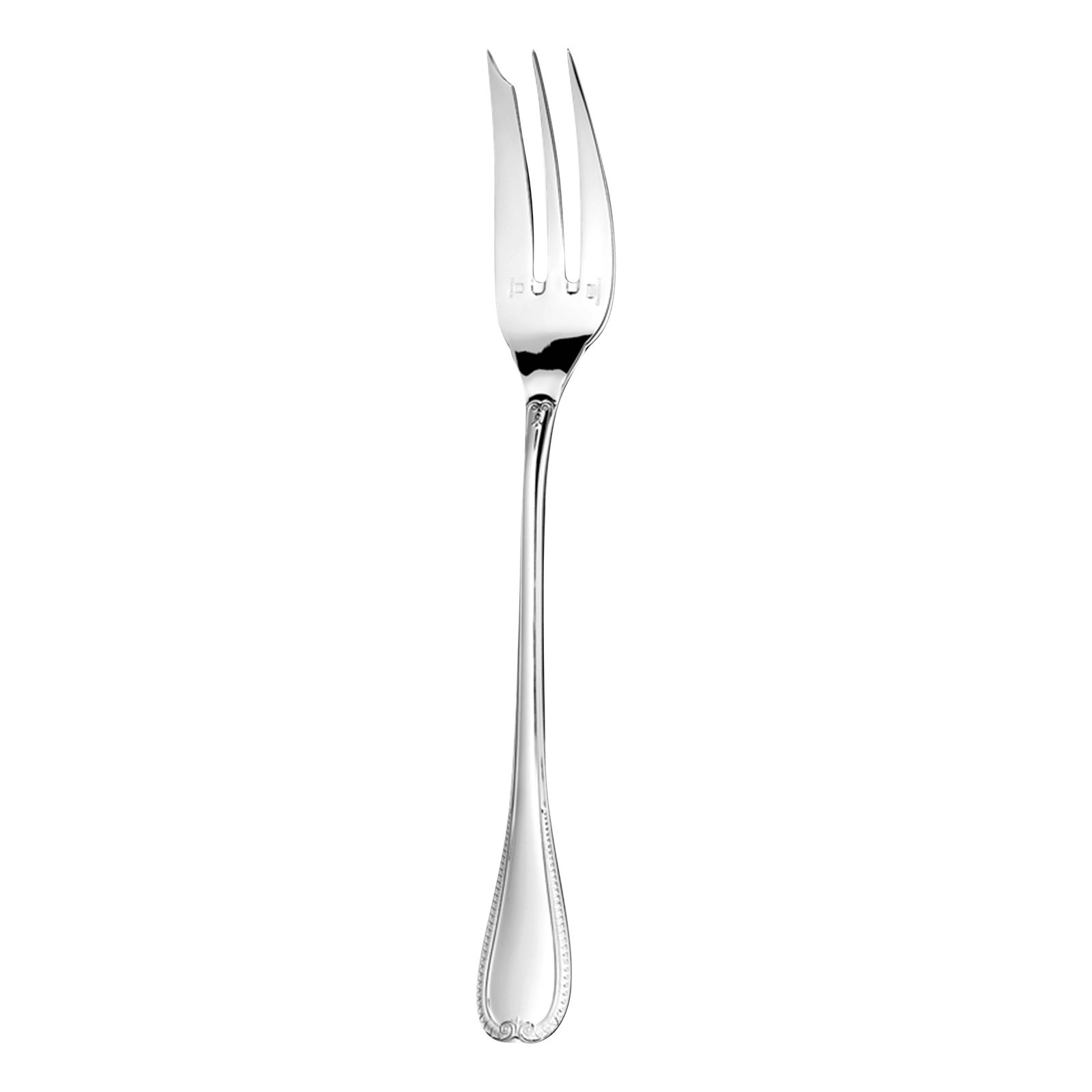 Christofle Malmaison Sterling Silver Serving Fork