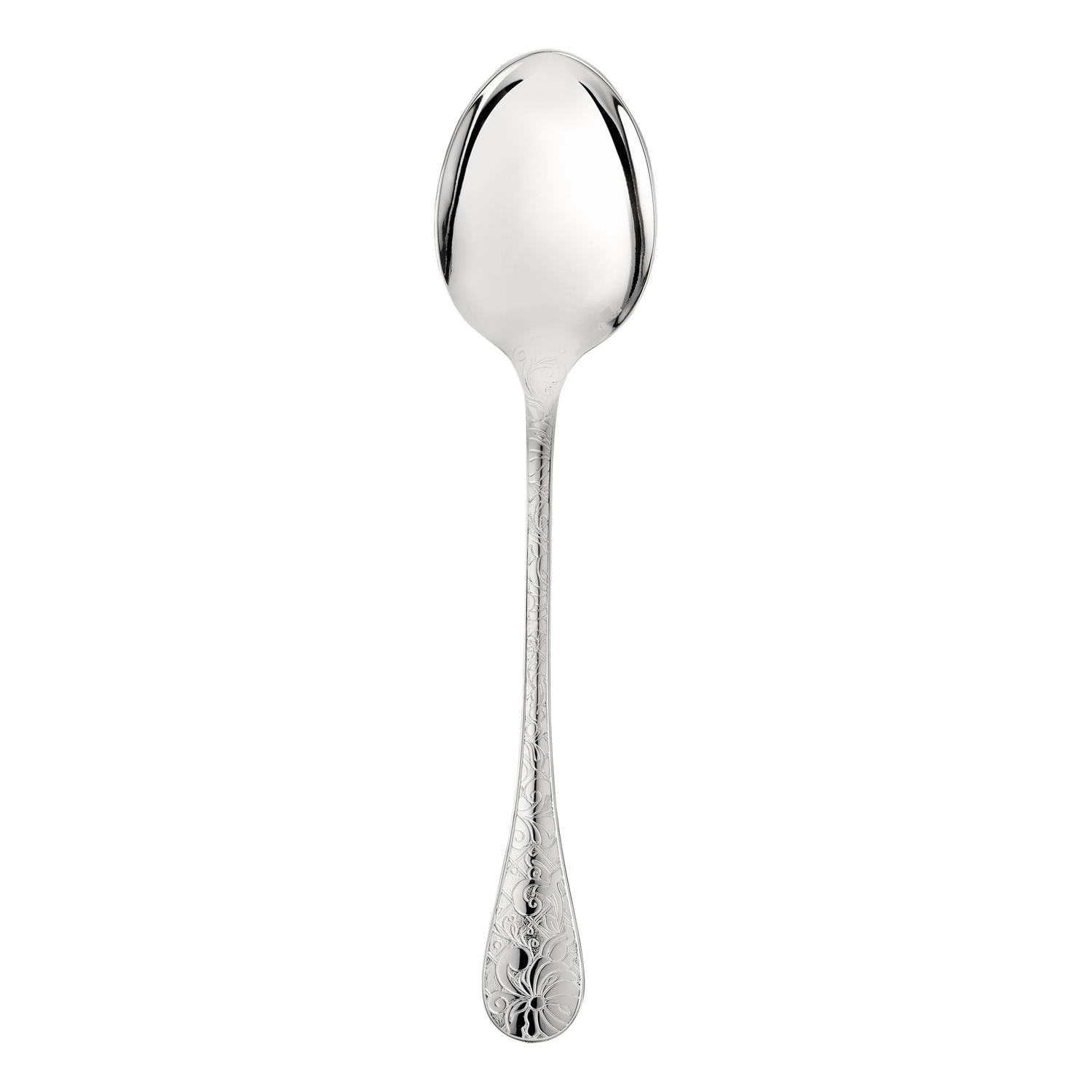 Christofle Jardin d'Eden Silver Plated Serving Spoon