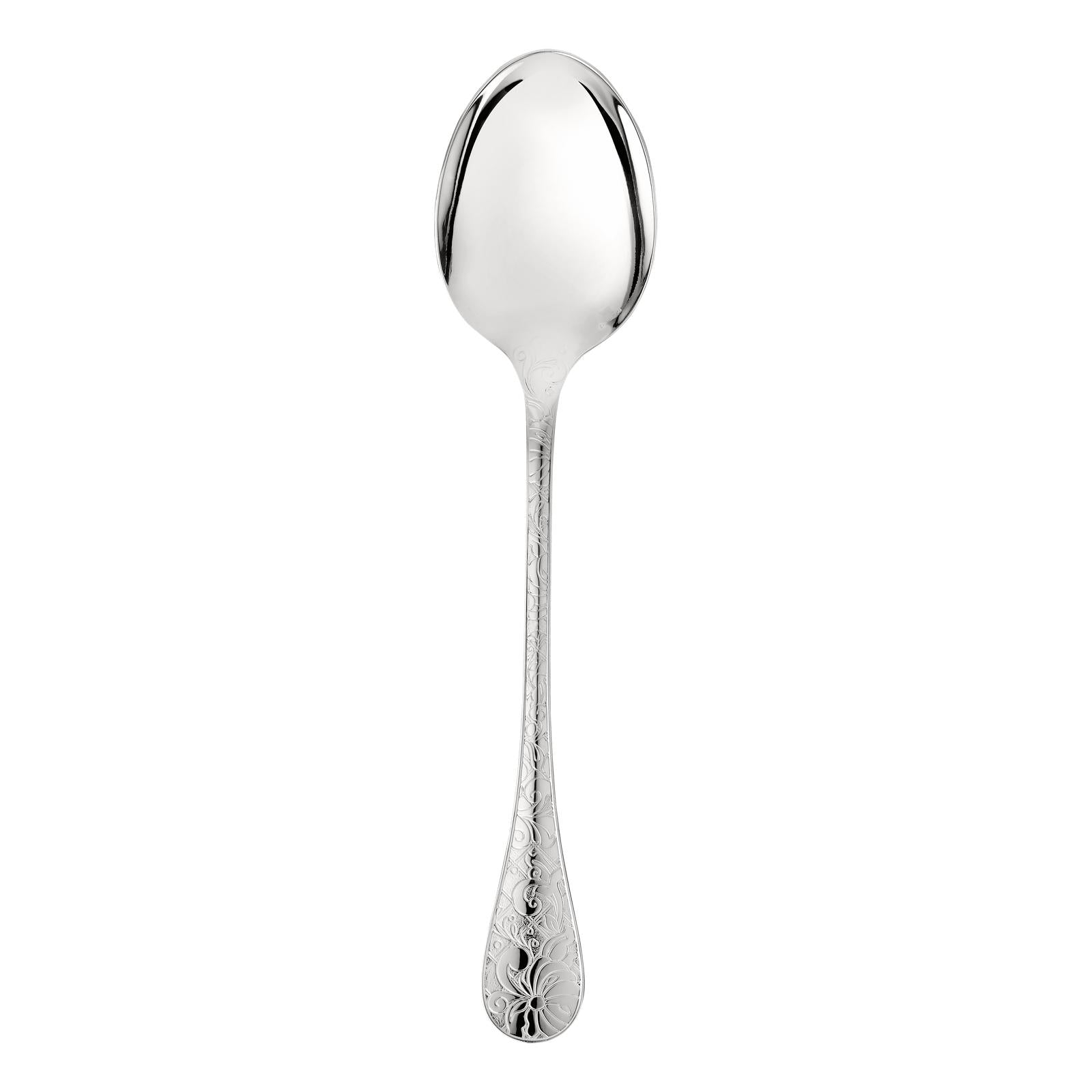 Christofle Jardin d'Eden Silver Plated Serving Spoon