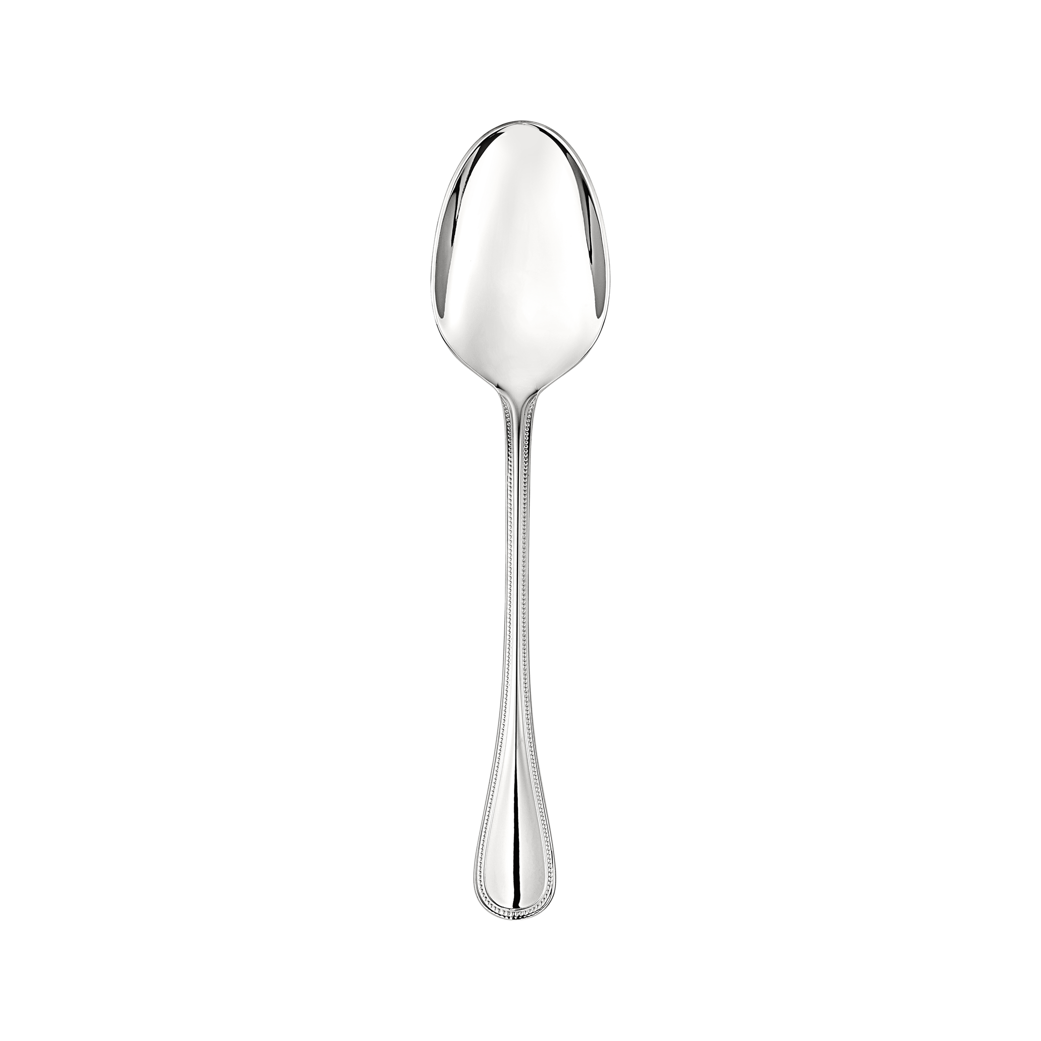 Christofle Steel Perles Stainless Steel Serving Spoon