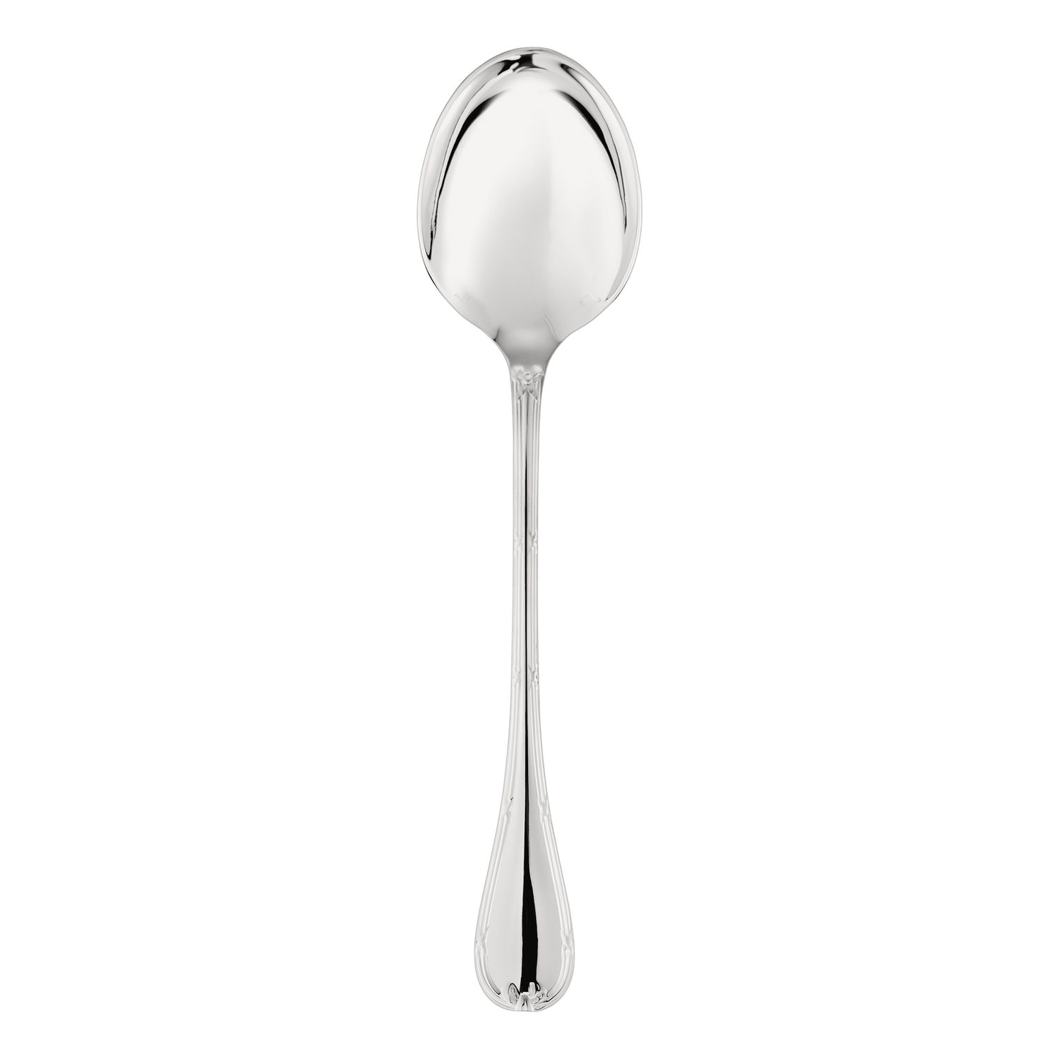 Christofle Rubans Silver Plated Serving Spoon