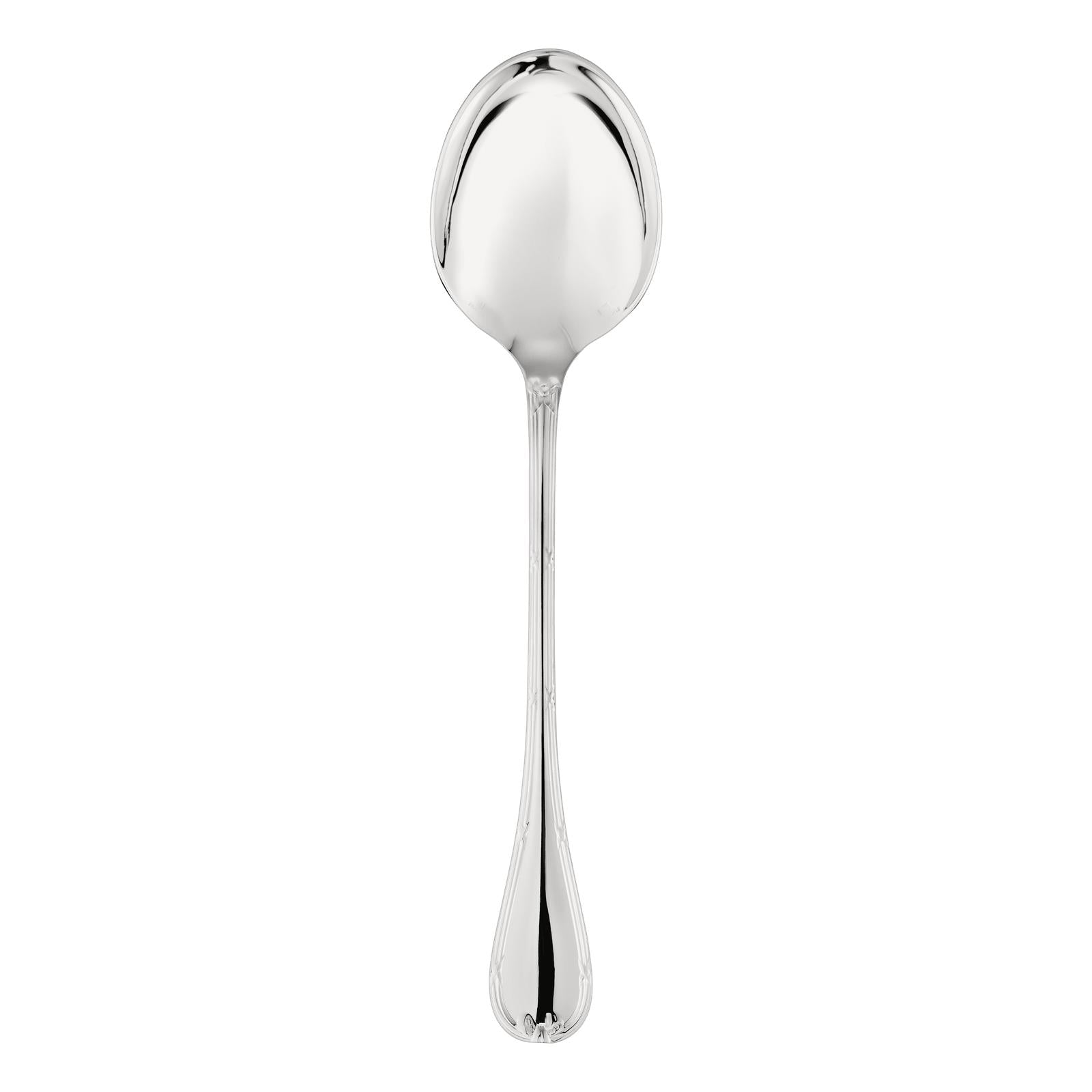 Christofle Rubans Silver Plated Serving Spoon