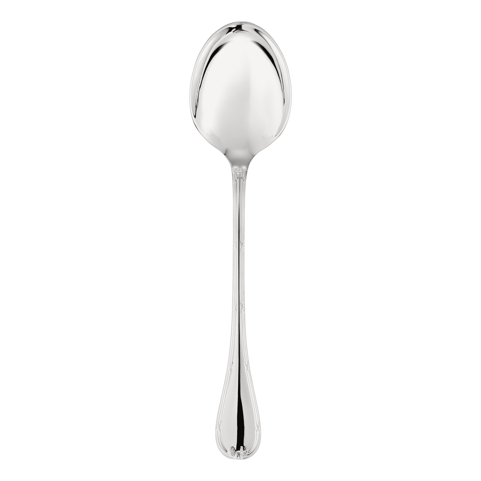 Christofle Rubans Silver Plated Serving Spoon