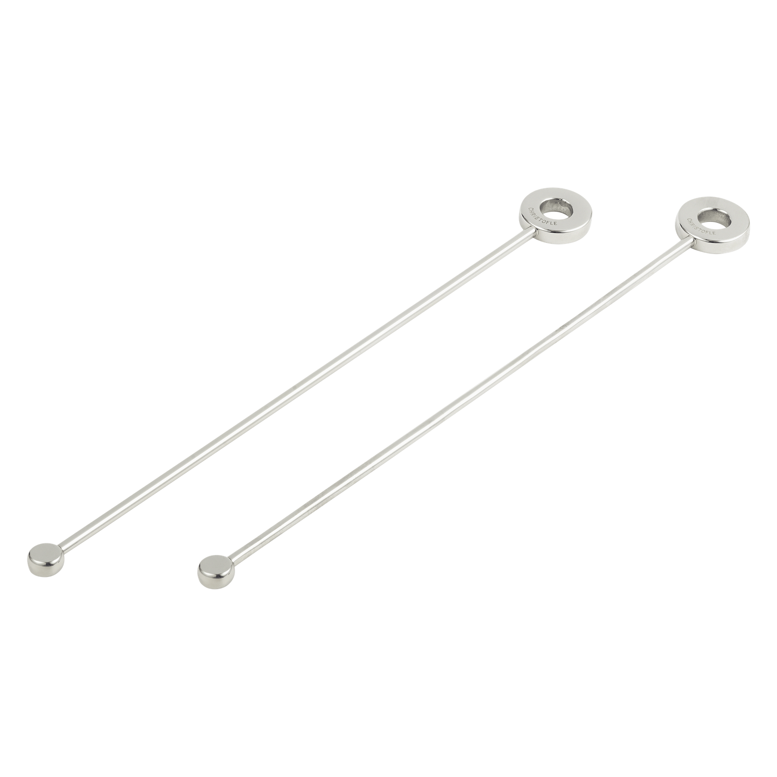 Christofle Oh de Christofle Stainless Steel Cocktail Stirrers - Set of 2