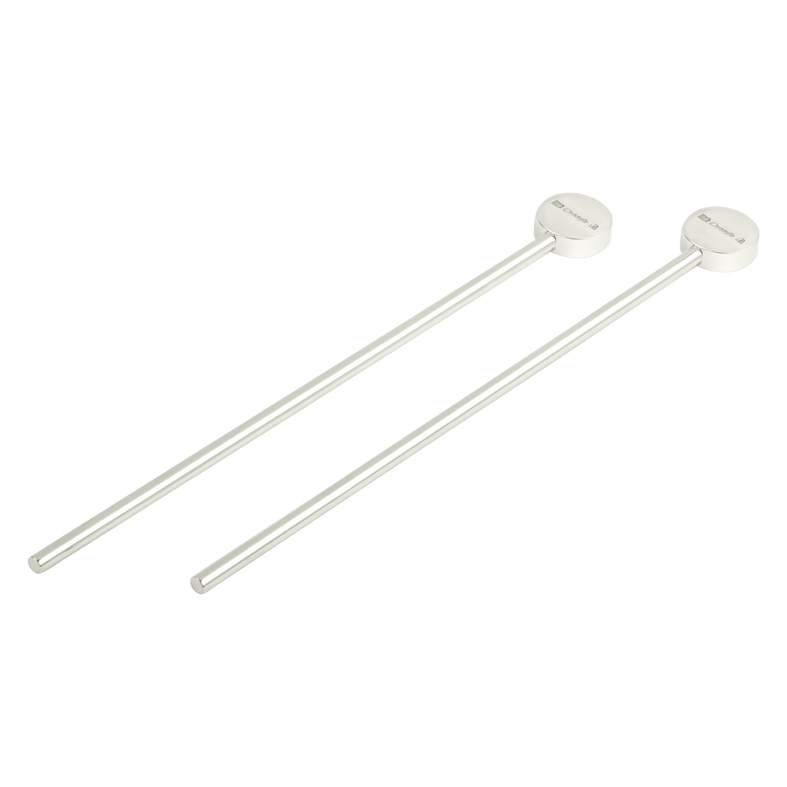 Christofle Uni Silver Plated Cocktail Stirrers - Set of 2