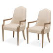 Michael Amini Malibu Crest Dining Arm Chair