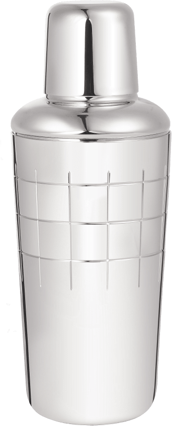 Christofle Graphik Silver-Plated Cocktail Shaker