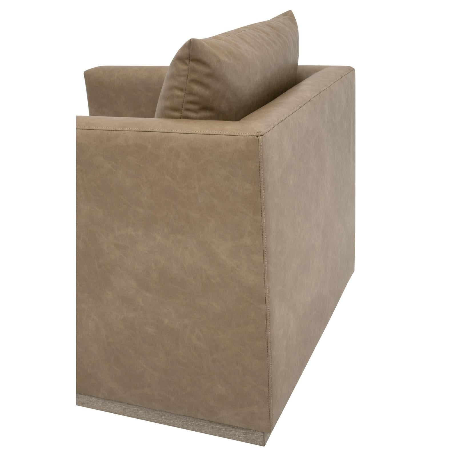 Essentials For Living Siena Plinth Base Swivel Club Chair