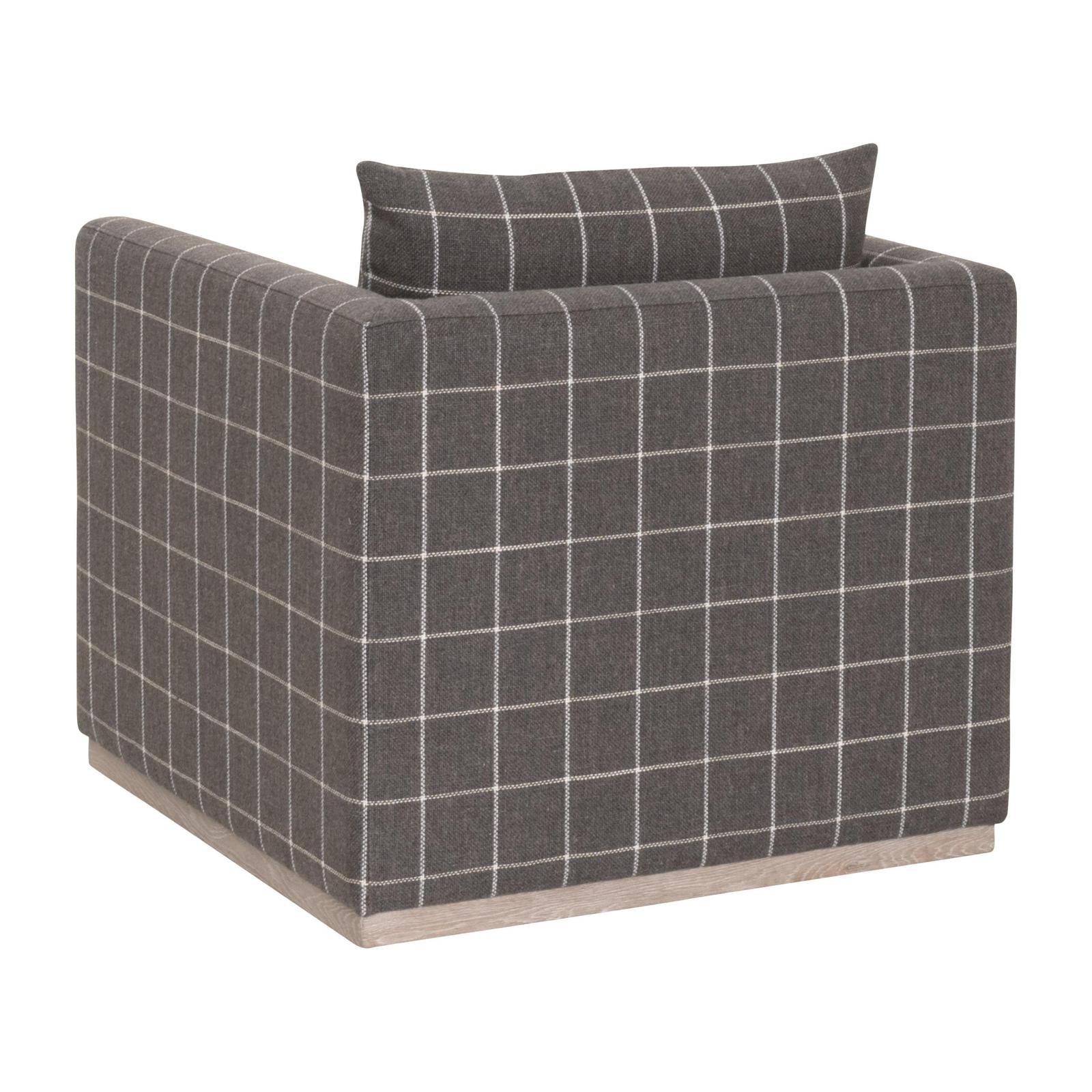 Essentials For Living Siena Plinth Base Swivel Club Chair