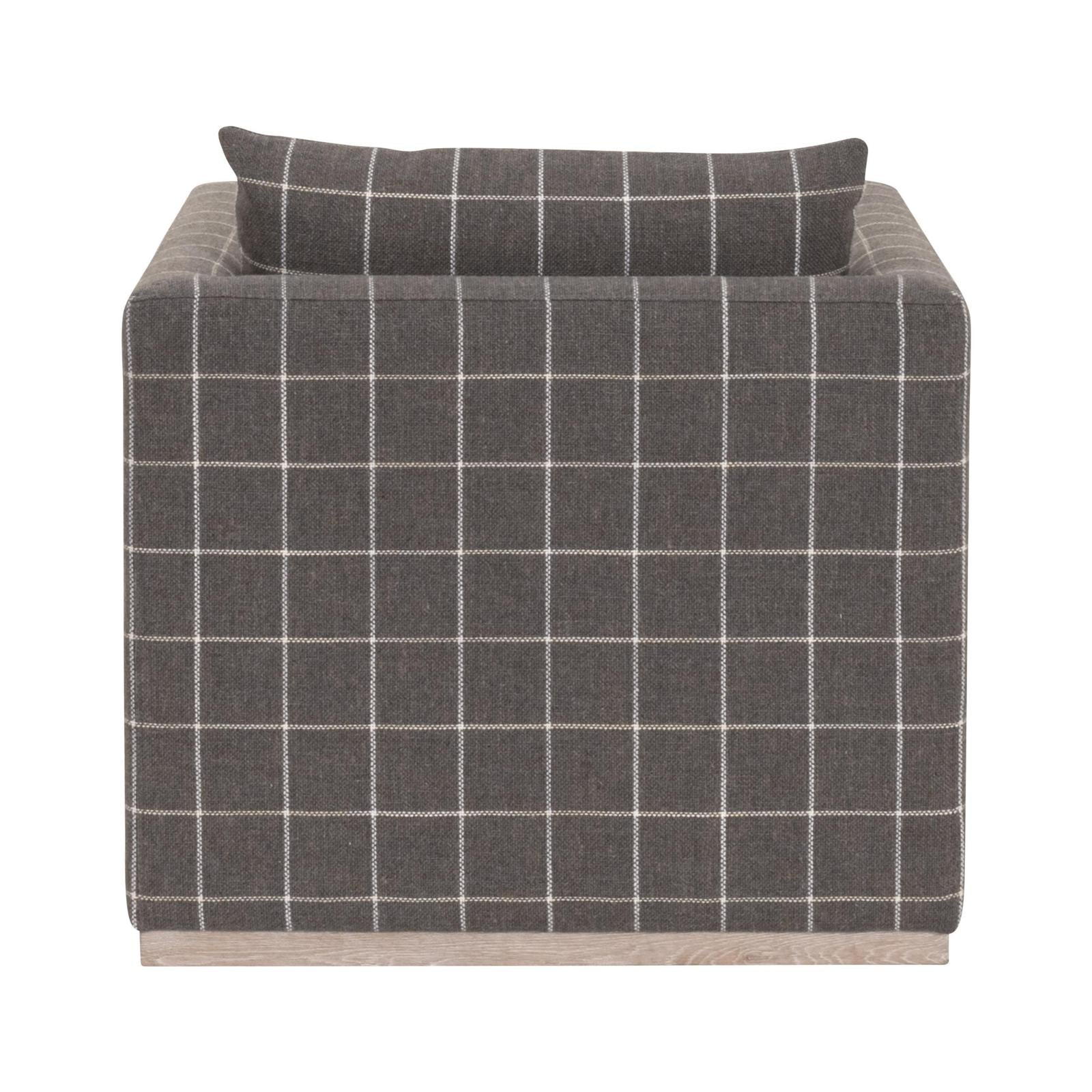 Essentials For Living Siena Plinth Base Swivel Club Chair
