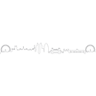 Christofle MOOD Silver Plated Coffee Skyline - 6 Pieces