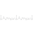 Christofle MOOD Silver Plated Coffee Skyline - 6 Pieces