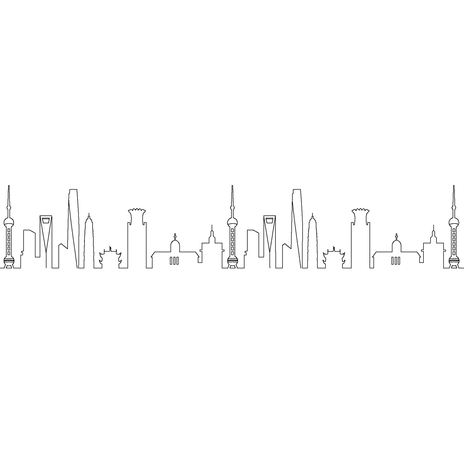 Christofle MOOD Silver Plated Coffee Skyline - 6 Pieces