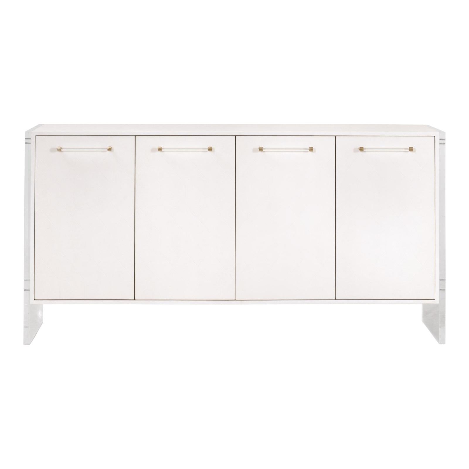 Essentials For Living Sonia Shagreen Media Sideboard Clearance