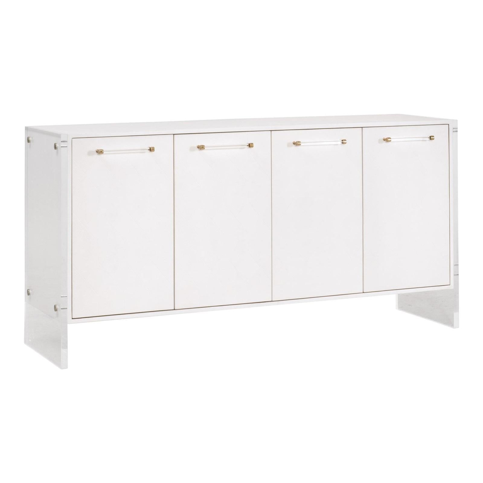Essentials For Living Sonia Shagreen Media Sideboard Clearance