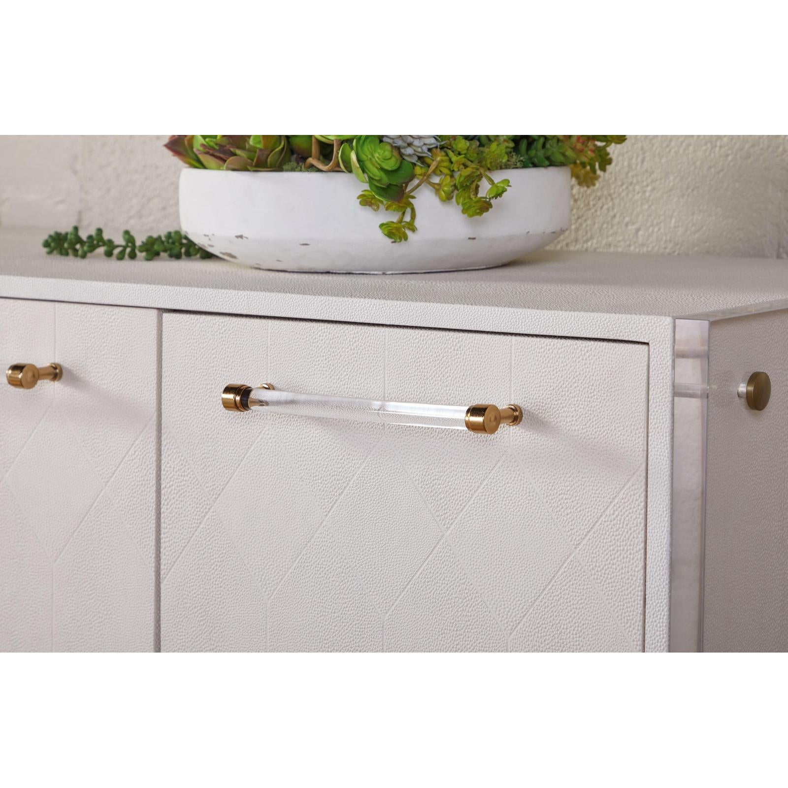 Essentials For Living Sonia Shagreen Media Sideboard Clearance