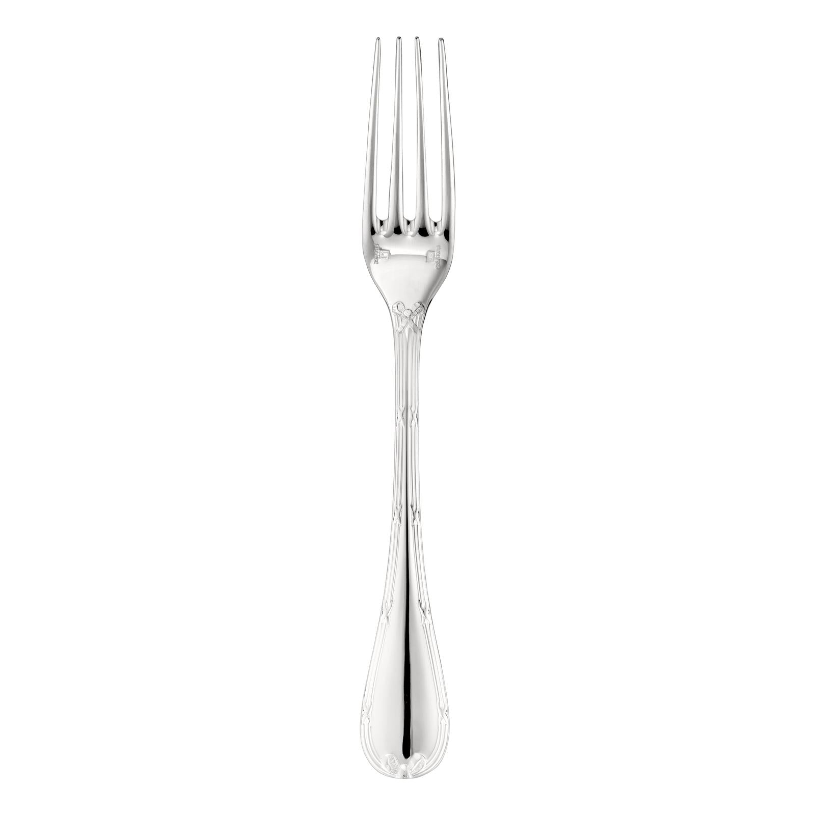 Christofle Rubans Silver Plated Standard Dinner Fork