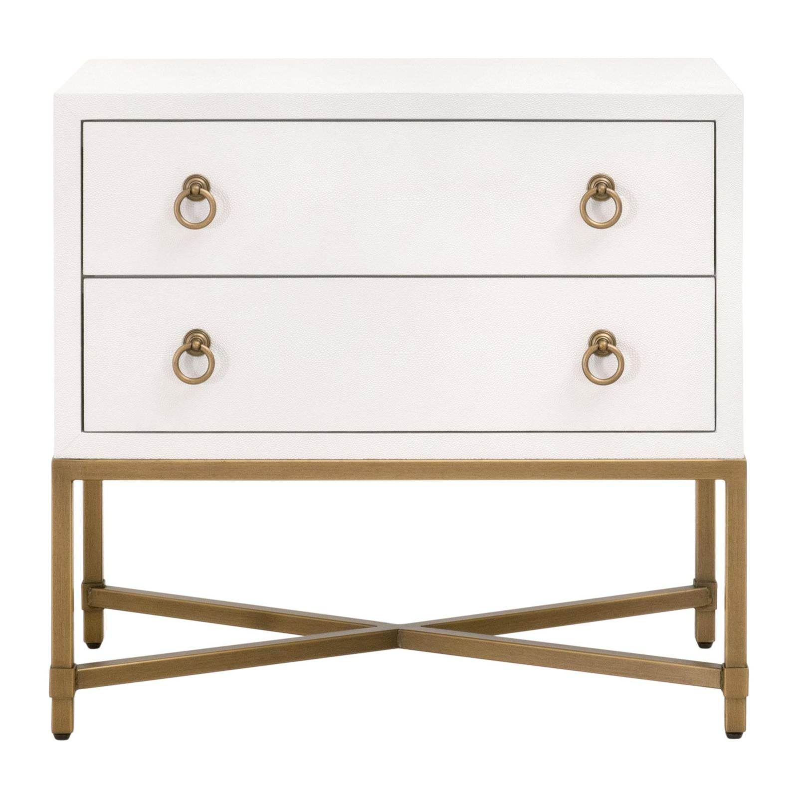 Essentials For Living Strand Shagreen 2-Drawer Nightstand