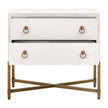 Essentials For Living Strand Shagreen 2-Drawer Nightstand