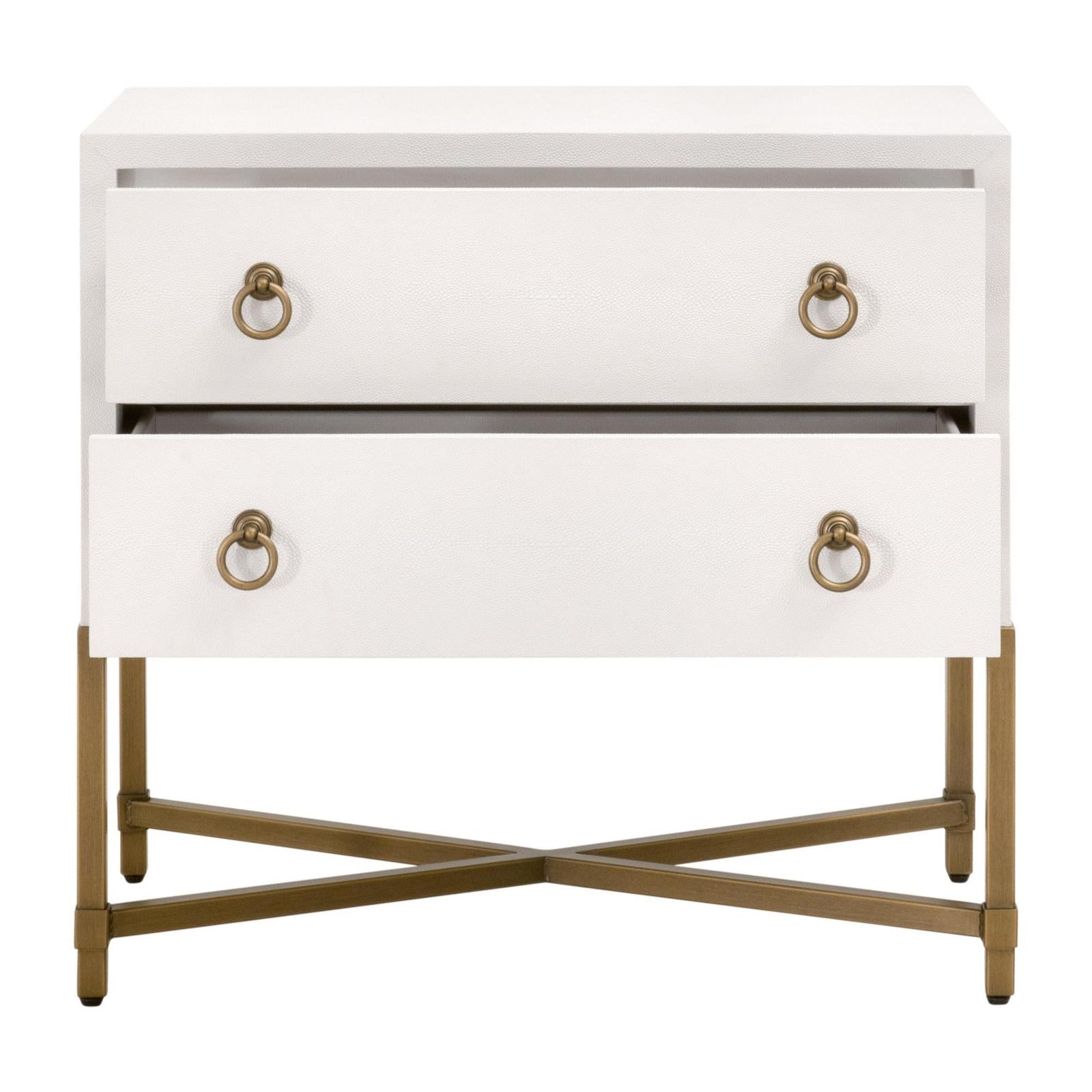 Essentials For Living Strand Shagreen 2-Drawer Nightstand