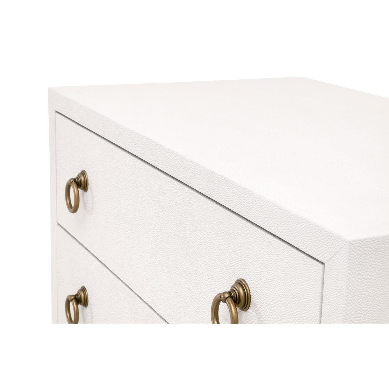 Essentials For Living Strand Shagreen 2-Drawer Nightstand