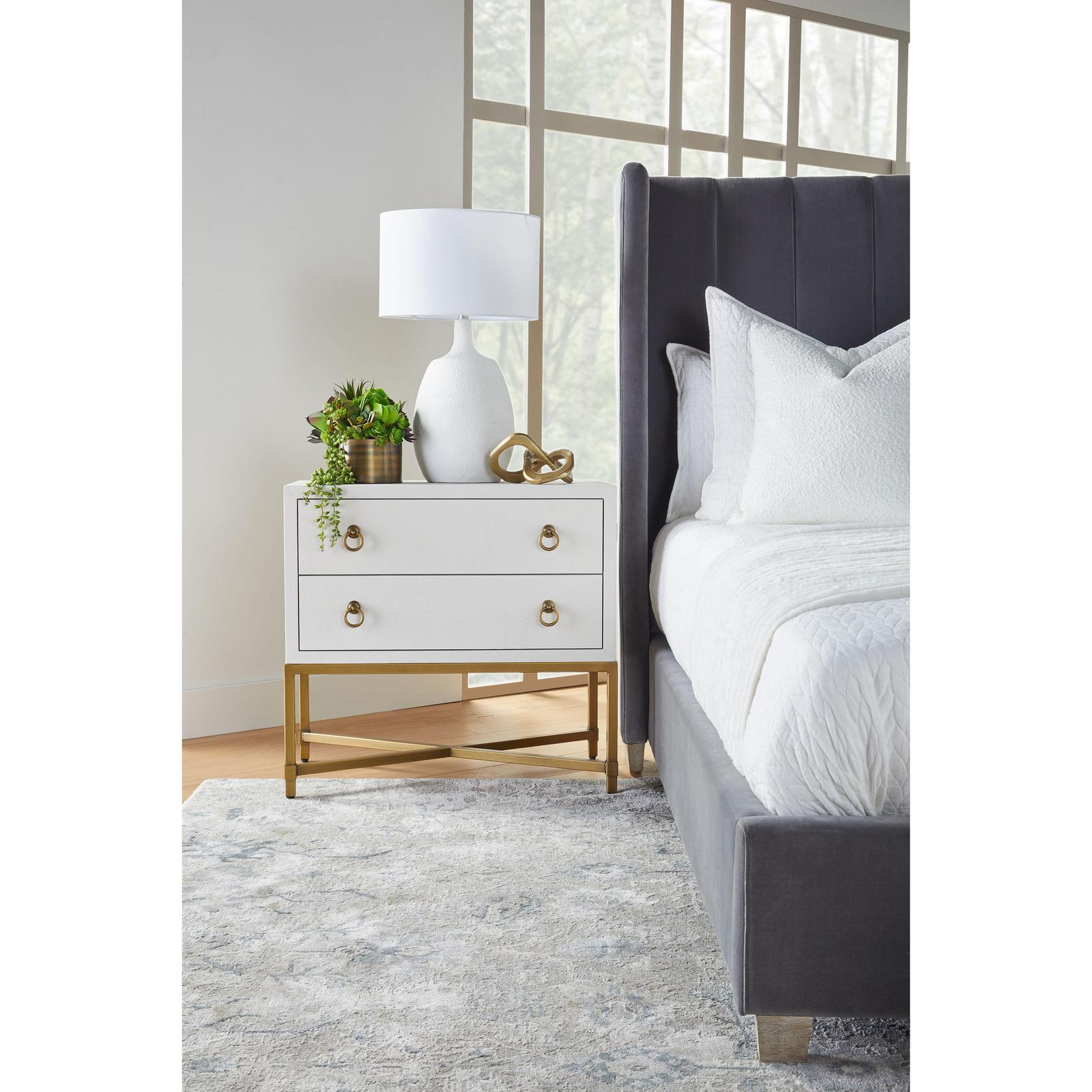 Essentials For Living Strand Shagreen 2-Drawer Nightstand