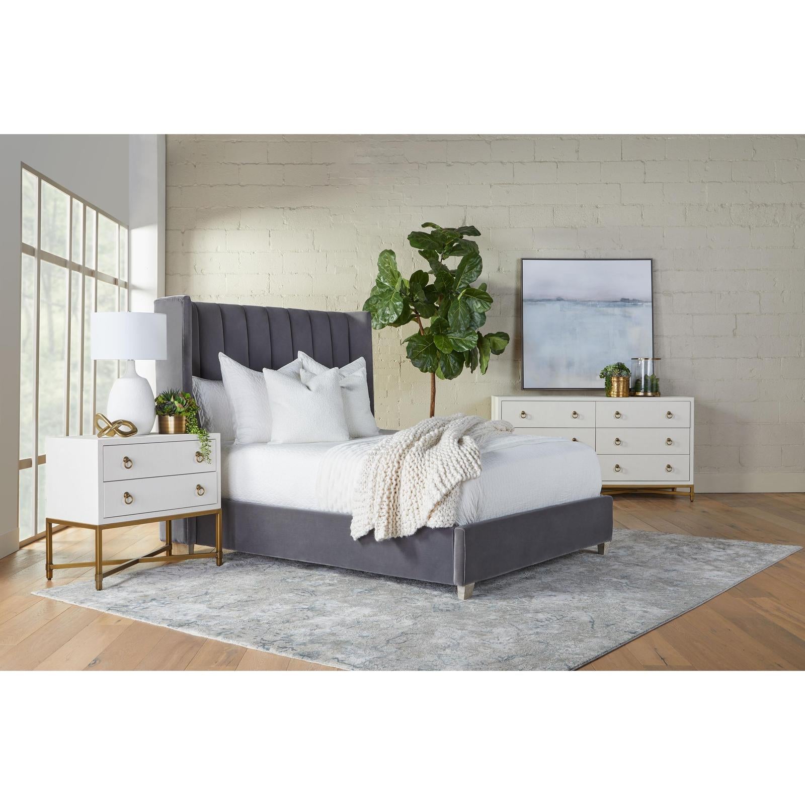 Essentials For Living Strand Shagreen 2-Drawer Nightstand