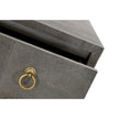Essentials For Living Strand Shagreen 3-Drawer Nightstand