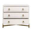Essentials For Living Strand Shagreen 3-Drawer Nightstand