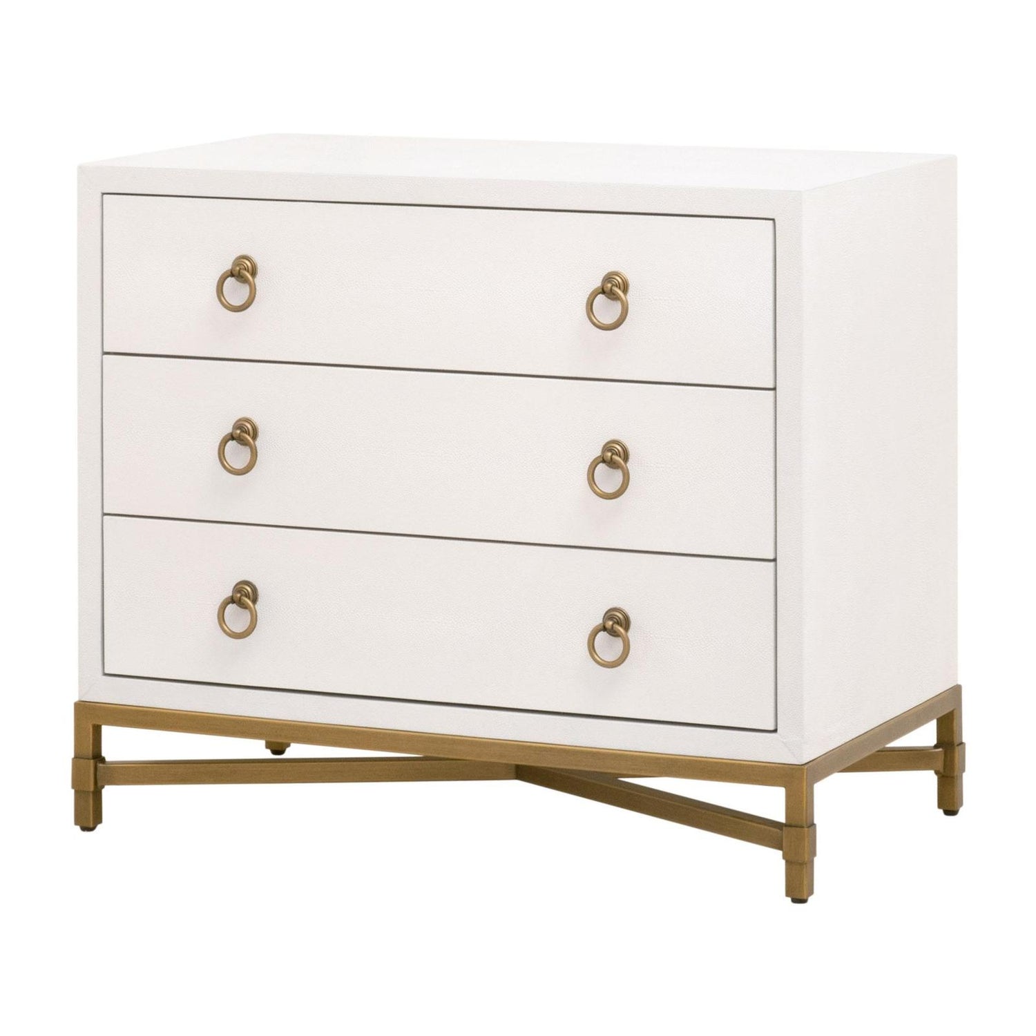 Essentials For Living Strand Shagreen 3-Drawer Nightstand