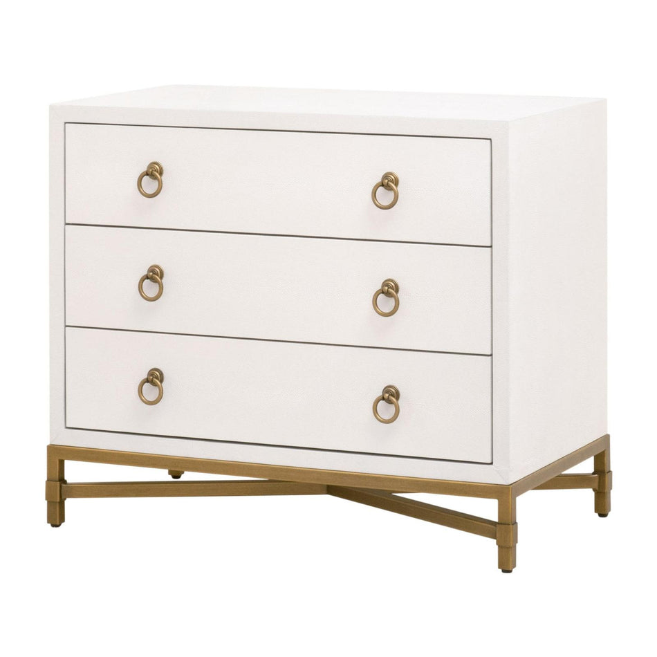 Essentials For Living Strand Shagreen 3-Drawer Nightstand
