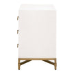 Essentials For Living Strand Shagreen 3-Drawer Nightstand