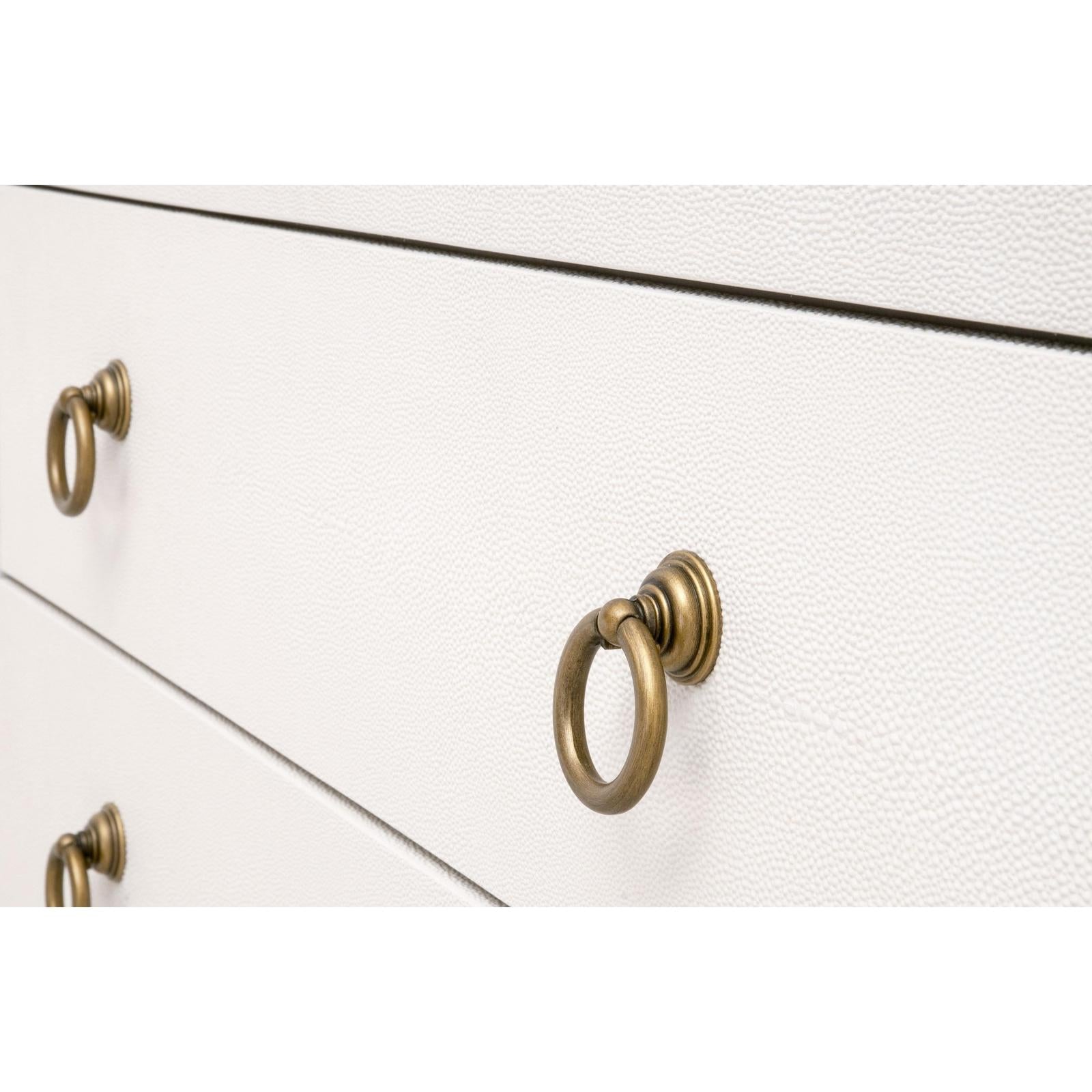 Essentials For Living Strand Shagreen 3-Drawer Nightstand
