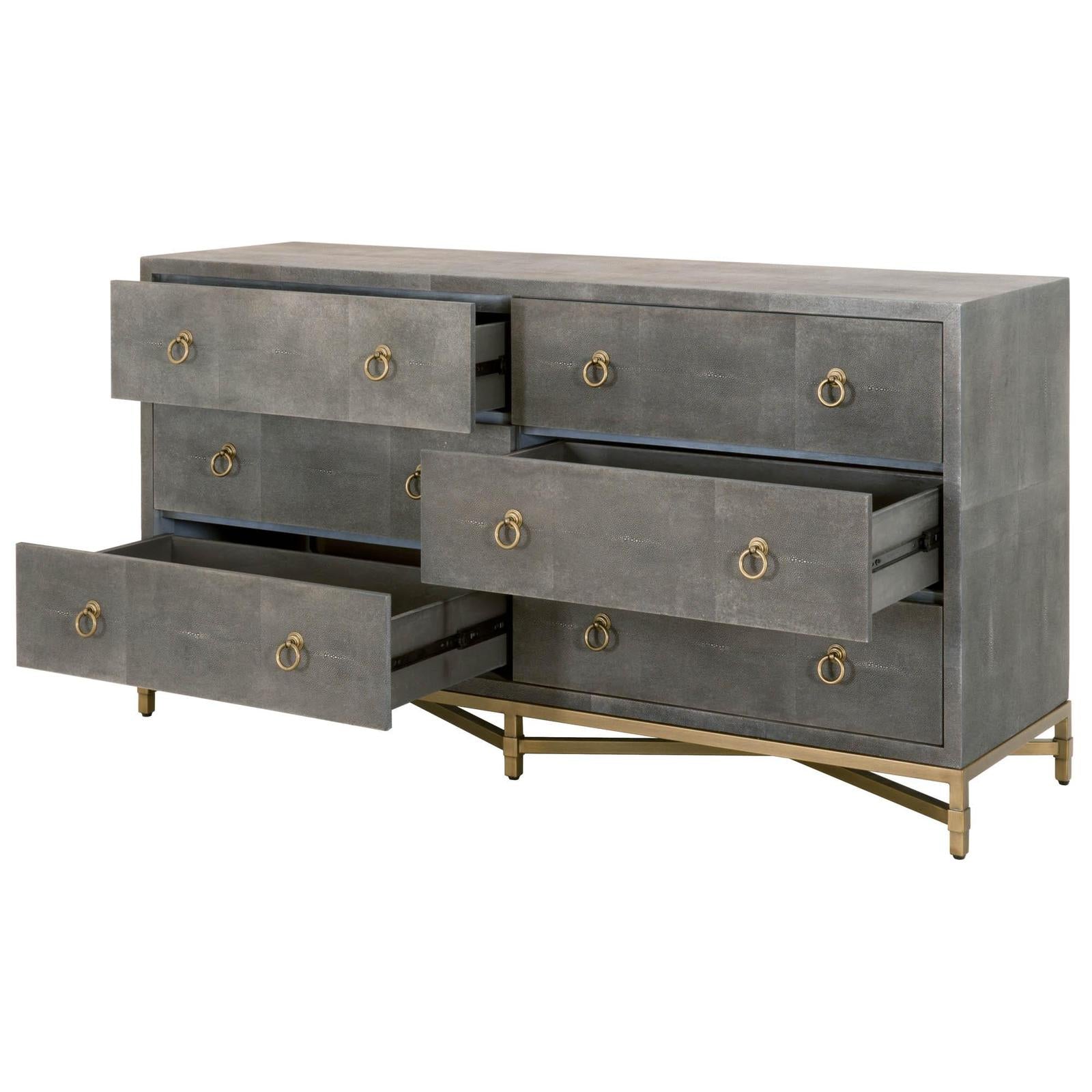 Essentials For Living Strand Shagreen 6-Drawer Double Dresser