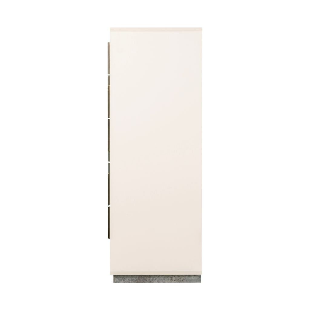 Michael Amini Pavira 5-Drawer Chest - Stone