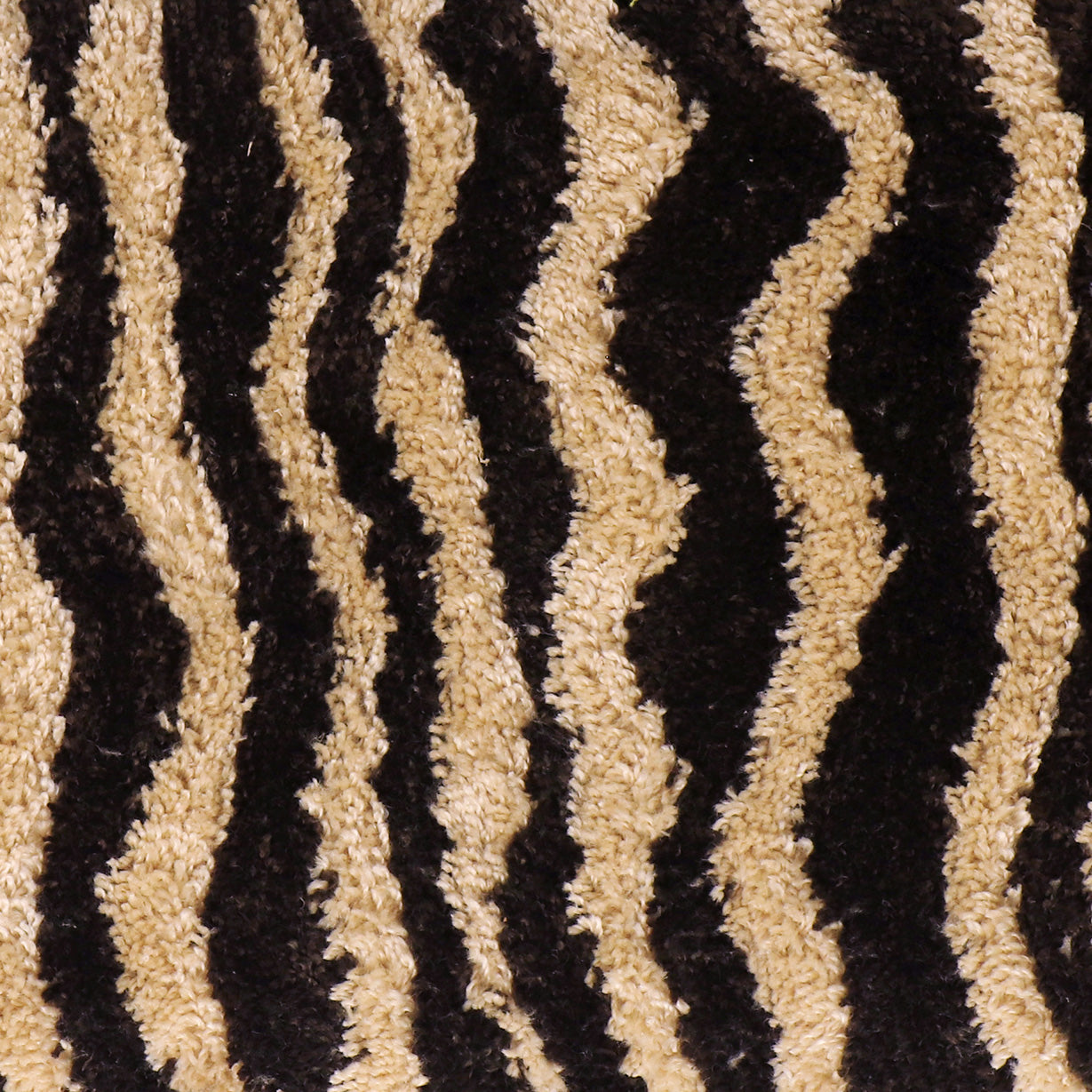 TOV Furniture Zebra Brown Striped Tufted Bench