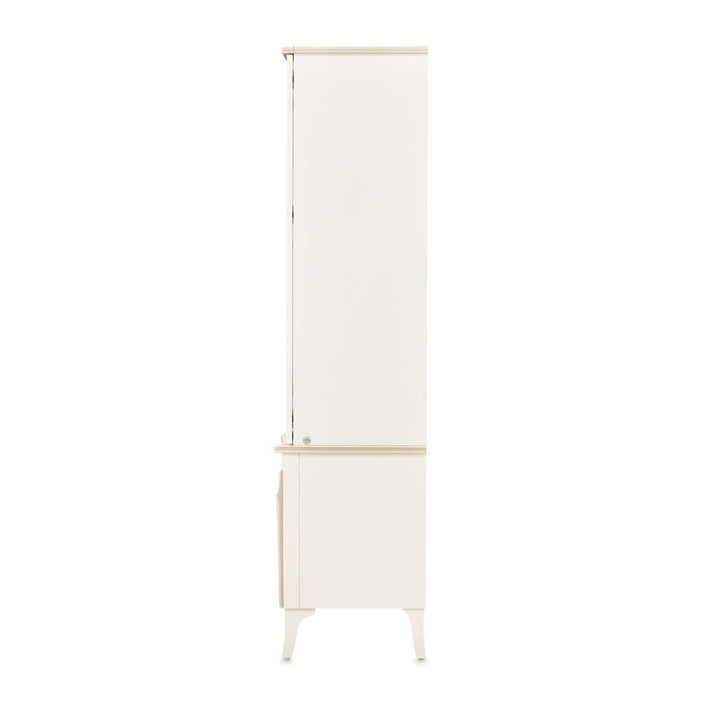 Michael Amini La Marisia Display Cabinet - Creamy Pearl