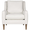 Vanguard Josie Chair - Callaloo Cotton Fabric with Flaxen Stone Finish Tapered Leg