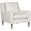 Vanguard Josie Chair - Callaloo Cotton Fabric with Flaxen Stone Finish Tapered Leg