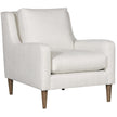 Vanguard Josie Chair - Callaloo Cotton Fabric with Flaxen Stone Finish Tapered Leg