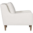 Vanguard Josie Chair - Callaloo Cotton Fabric with Flaxen Stone Finish Tapered Leg
