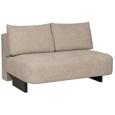 Vanguard Ease Lola Armless Loveseat - Jasper Pebble and Film Noir