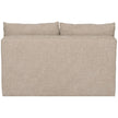 Vanguard Ease Lola Armless Loveseat - Jasper Pebble and Film Noir