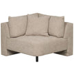 Vanguard Ease Lola Corner Chair - Jasper Pebble and Film Noir