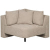 Vanguard Ease Lola Corner Chair - Jasper Pebble and Film Noir