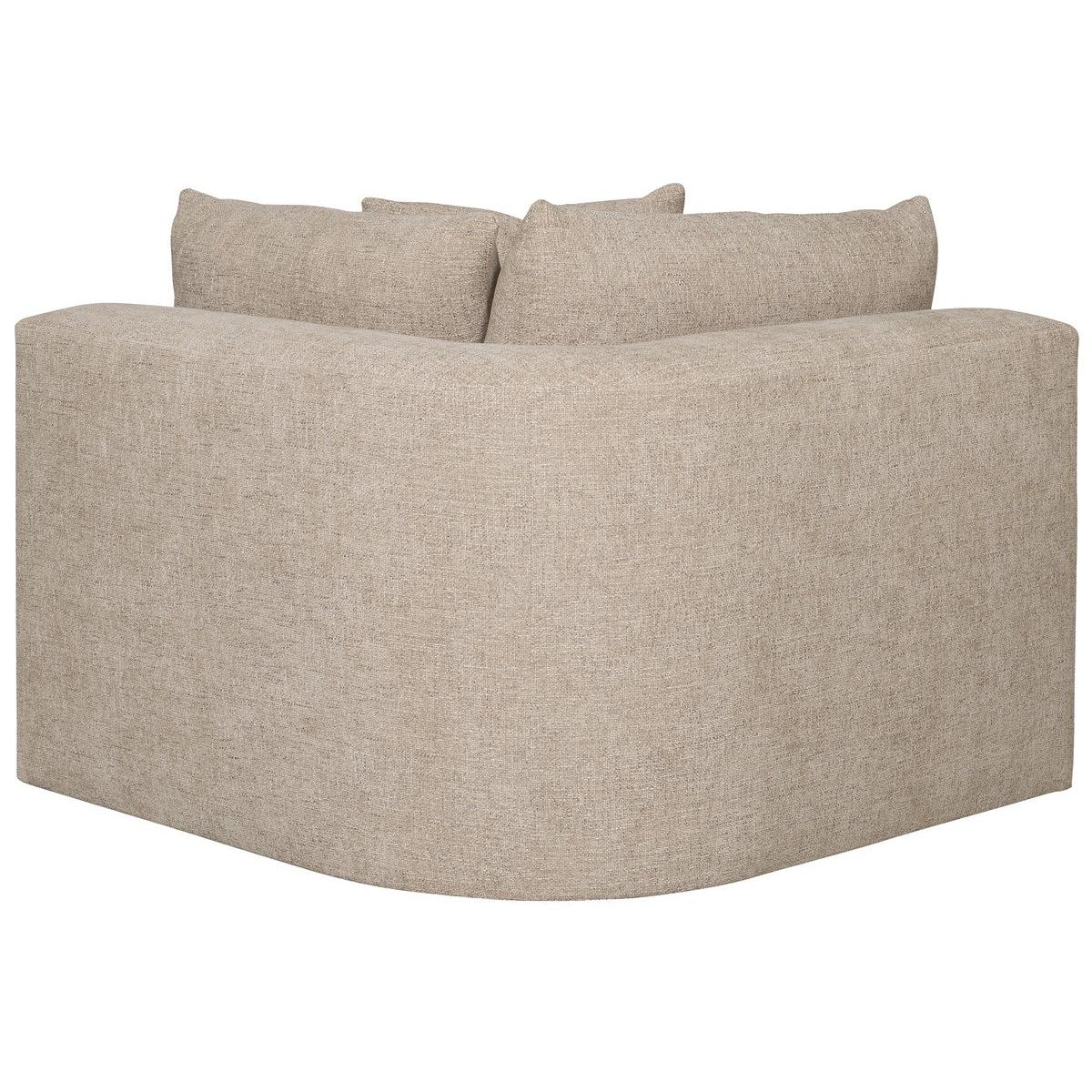 Vanguard Ease Lola Corner Chair - Jasper Pebble and Film Noir