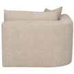 Vanguard Ease Lola Left Arm Chaise - Jasper Pebble and Film Noir