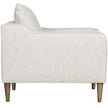 Vanguard Thea Chair - Tatz Natural Fabric with Flaxen Stone Finish Tapered Leg
